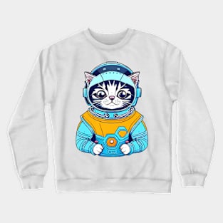 Astronaut cat outer space Crewneck Sweatshirt